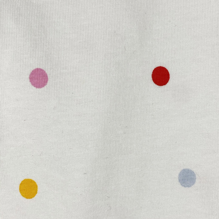Minimarket white leggings with polka dots