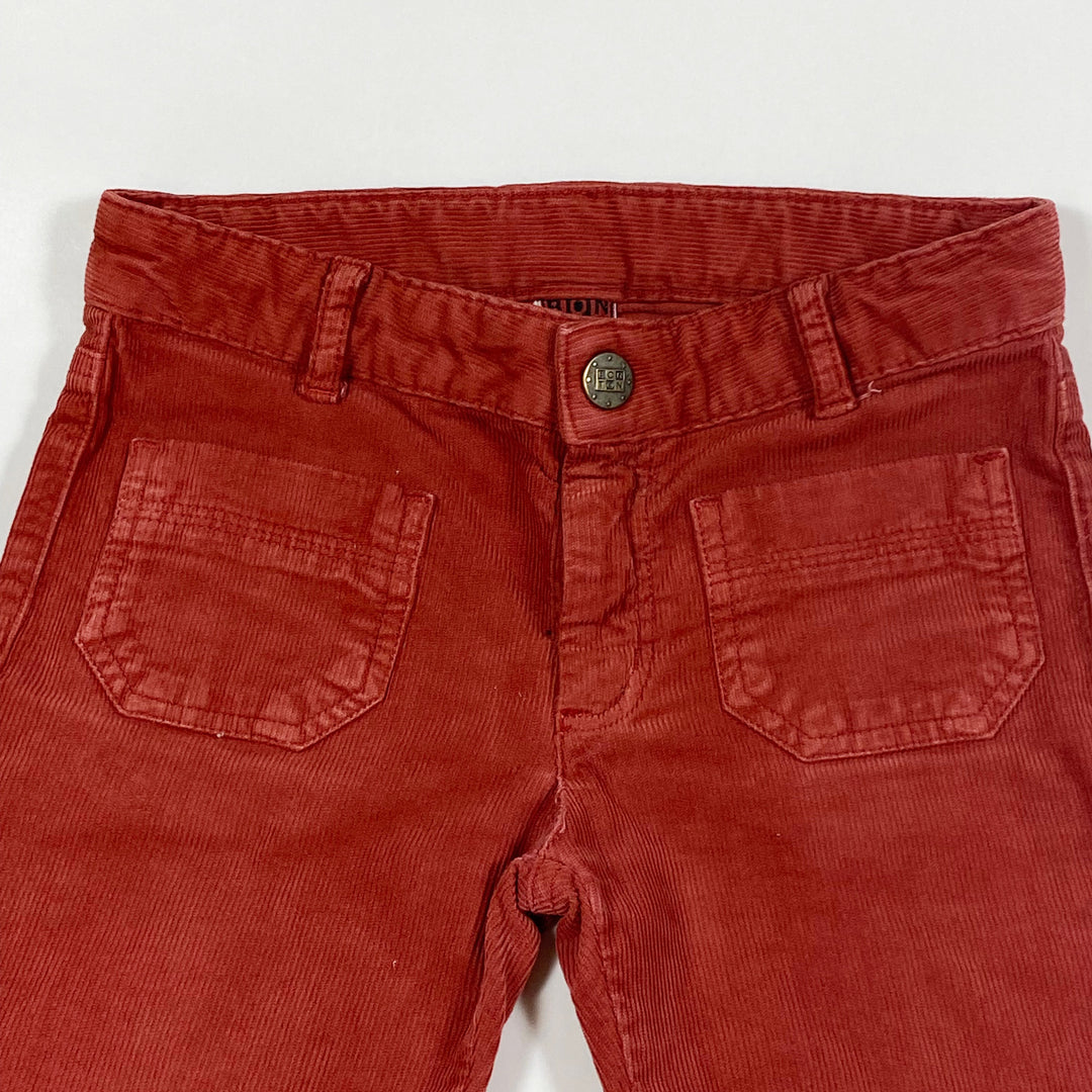 Bonton rust cord pants 8Y 3