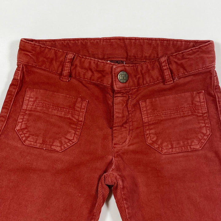 Bonton rust cord pants 8Y 3
