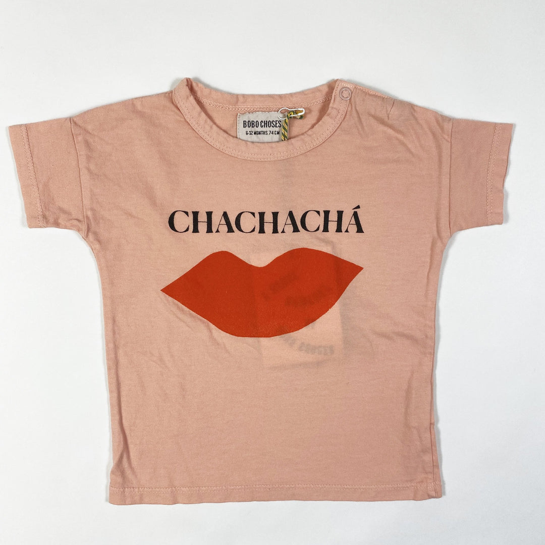 Bobo Choses rosa Chachacha Kiss-T-Shirt Second Season versch. Grössen