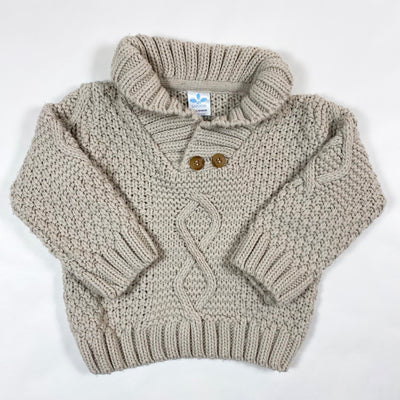 Sardon beige heavy knit jumper 12M 1
