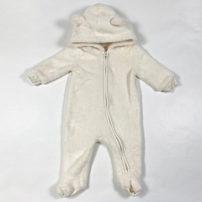 Gymboree white teddy jumpsuit 0-3M 1