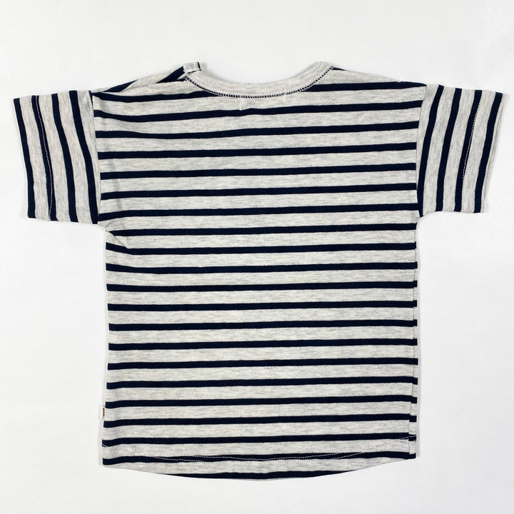 1+ in the Family vence dark navy striped t-shirt Second Season 12M