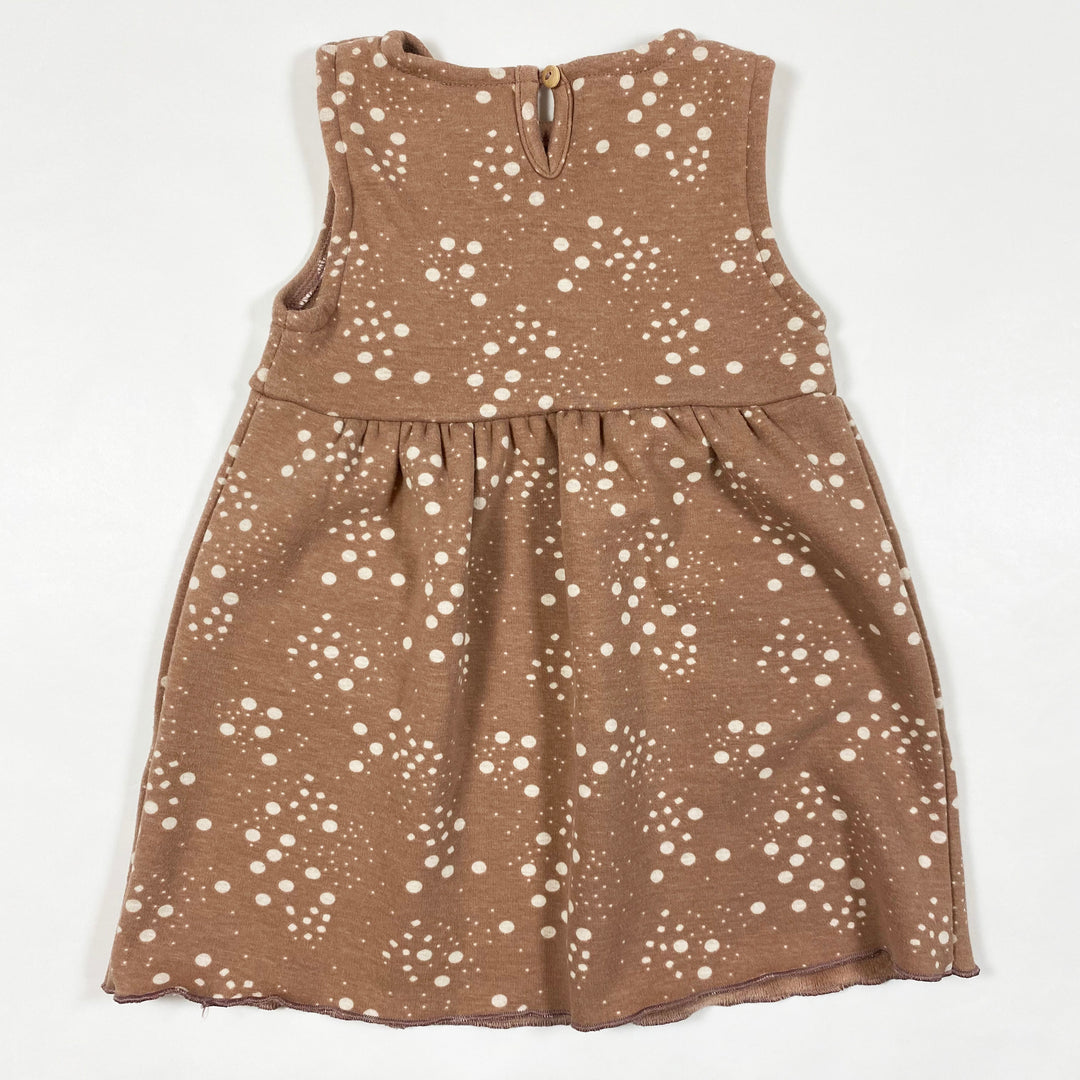 Zara soft brown heavy dress 92 2