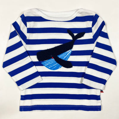 Cadet Rousselle striped whale t-shirt 6M 1