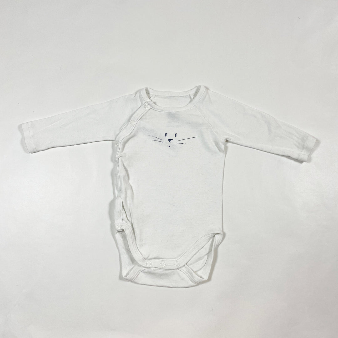 Petit Bateau white rabbit body 3M/60 1