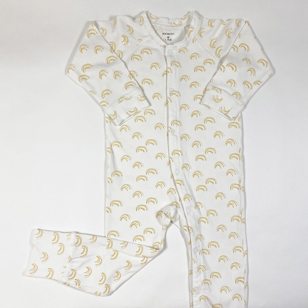 Minimarket long-sleeved pyjamas with yellow print 1-1.5Y/86
