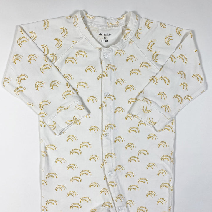 Minimarket long-sleeved pyjamas with yellow print 1-1.5Y/86