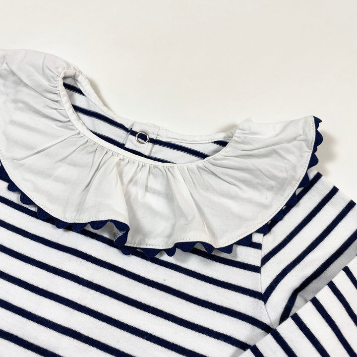 Jacadi mariniere blouse with clown collar 24M/86 2