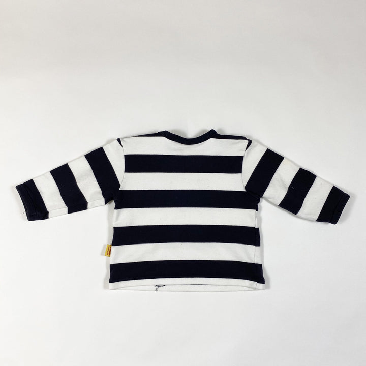 Steiff marineblau-weiss gestreiftes Langarm-T-Shirt 2M/56