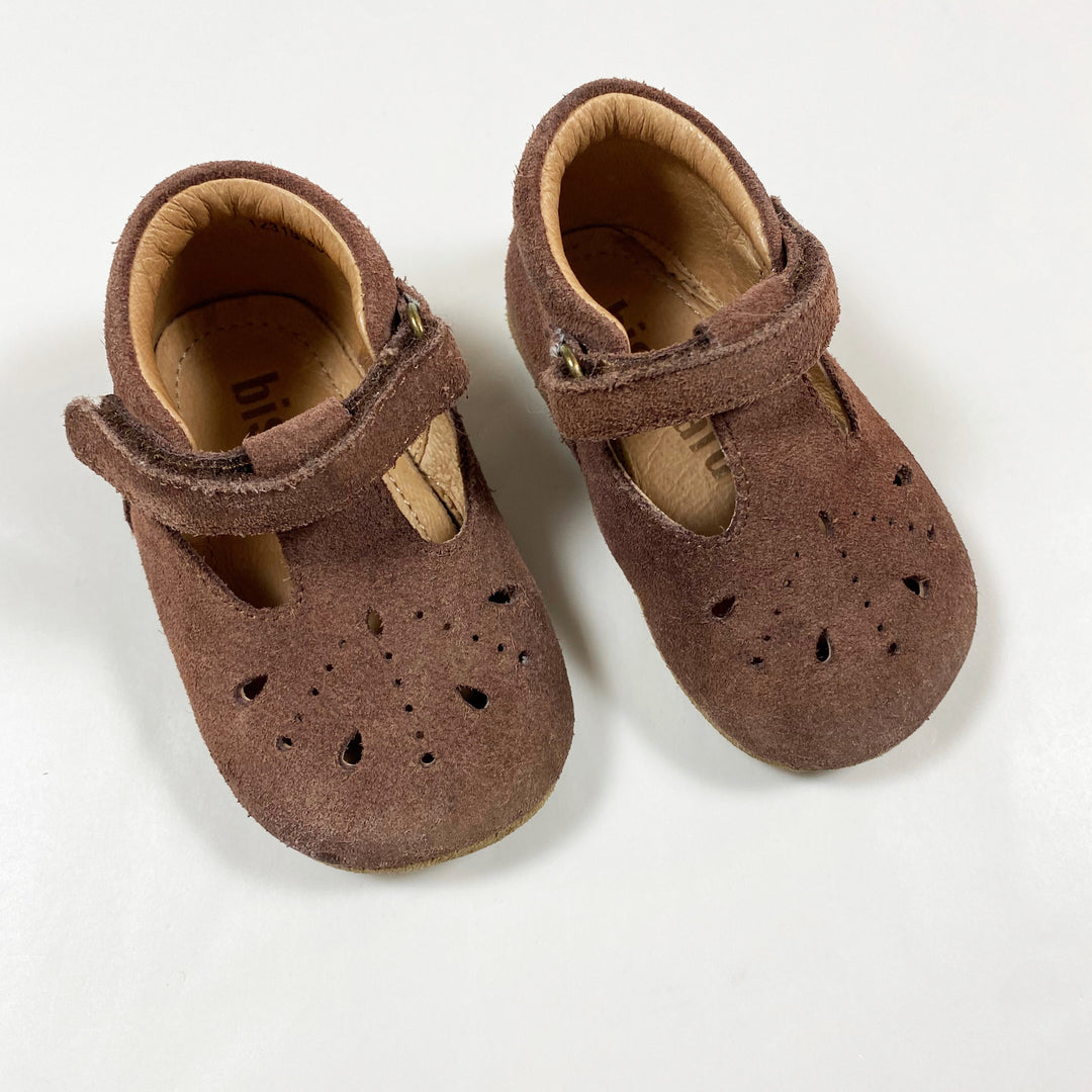 Bisgaard berry suede leather sandals 20 1