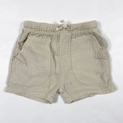 Zara beige muslin shorts 9-12M/80 1