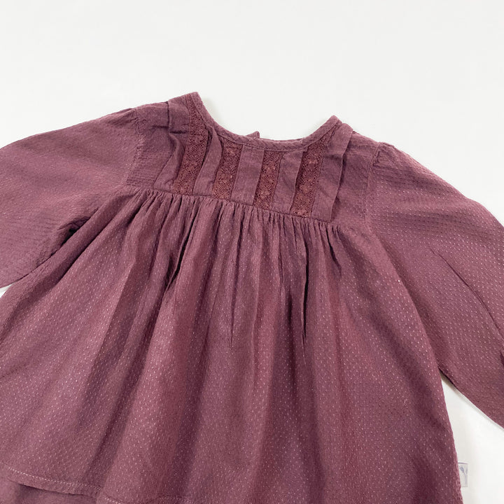 Wheat bordeaux blouse 9M/74 2