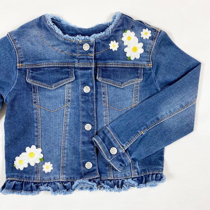 Mayoral daisy denim jacket 4Y/104 1