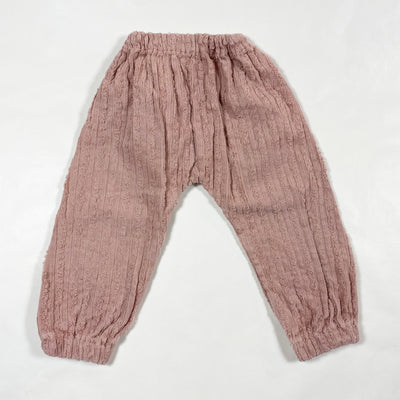 Pequeño Tocon dusty pink cord pants 74/12M 1