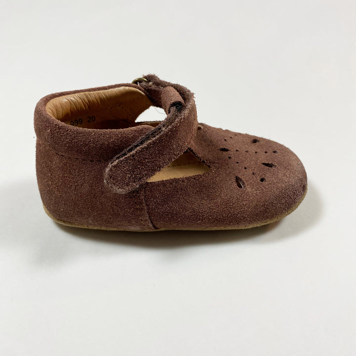 Bisgaard berry suede leather sandals 20 2
