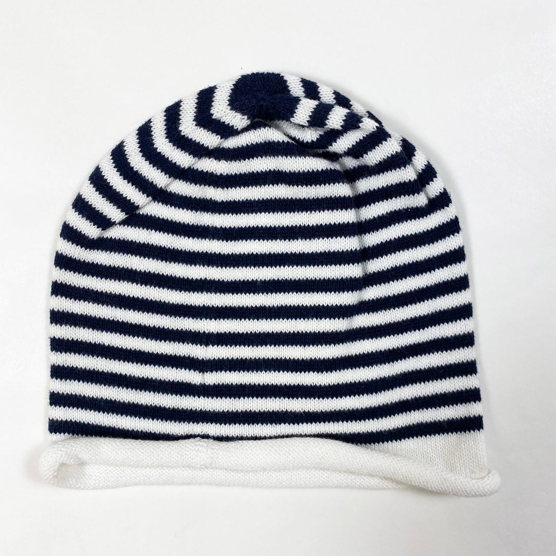 Benetton striped baby hat 56-62 2
