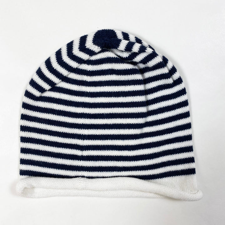 Benetton striped baby hat 56-62 2
