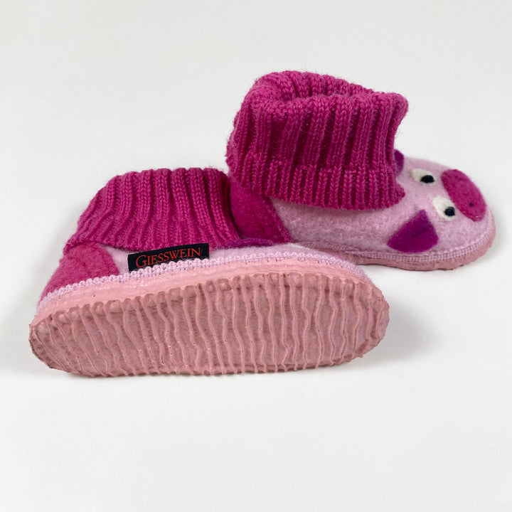 Giesswein pink piggy indoor shoes 23 3
