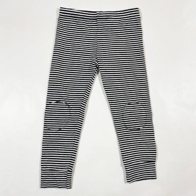 Mingo Kids black stripe leggings 2-4Y 1