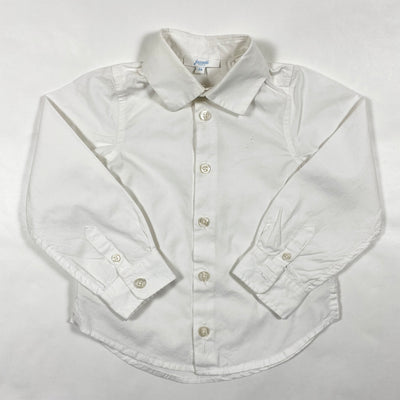 Jacadi white long-sleeved shirt 2Y 1