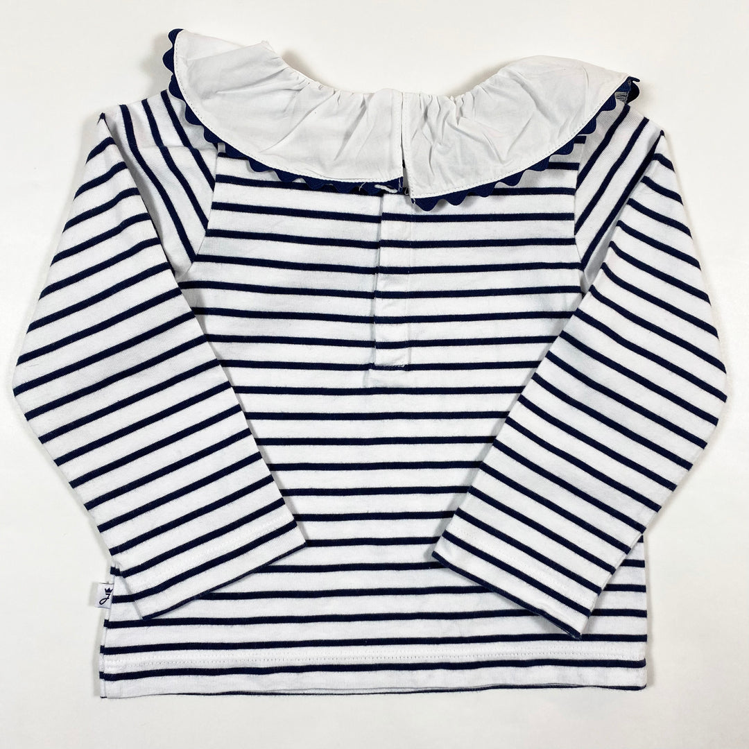 Jacadi mariniere blouse with clown collar 24M/86 3