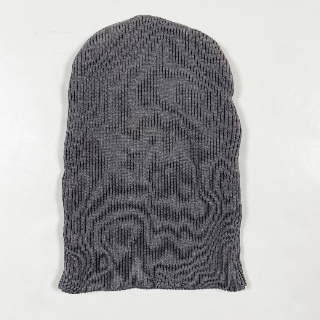 Minimalisma grey silk cotton beanie 1-6Y 2