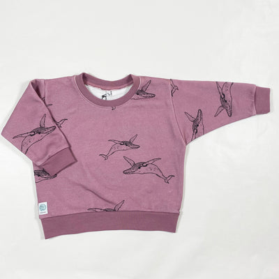 Eli Ju purple whale sweatshirt Second Season 74/80 1