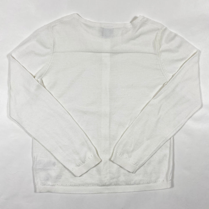 Petit Bateau white cotton cardigan 8Y/128 2