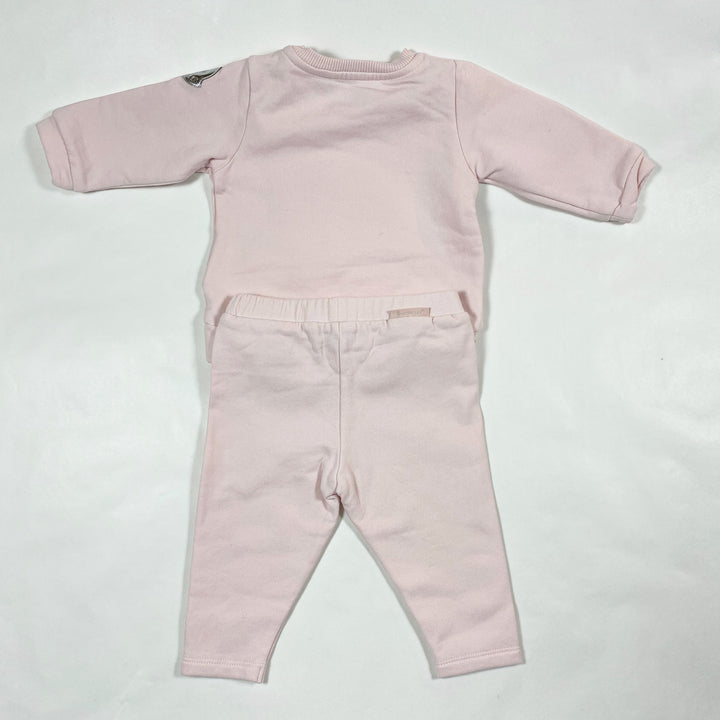 Moncler pink sweatshirt and pants set 3-6M/62 3