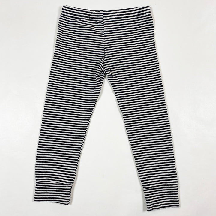 Mingo Kids black stripe leggings 2-4Y 2