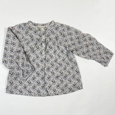 Bonpoint floral cotton blouse 18M 1