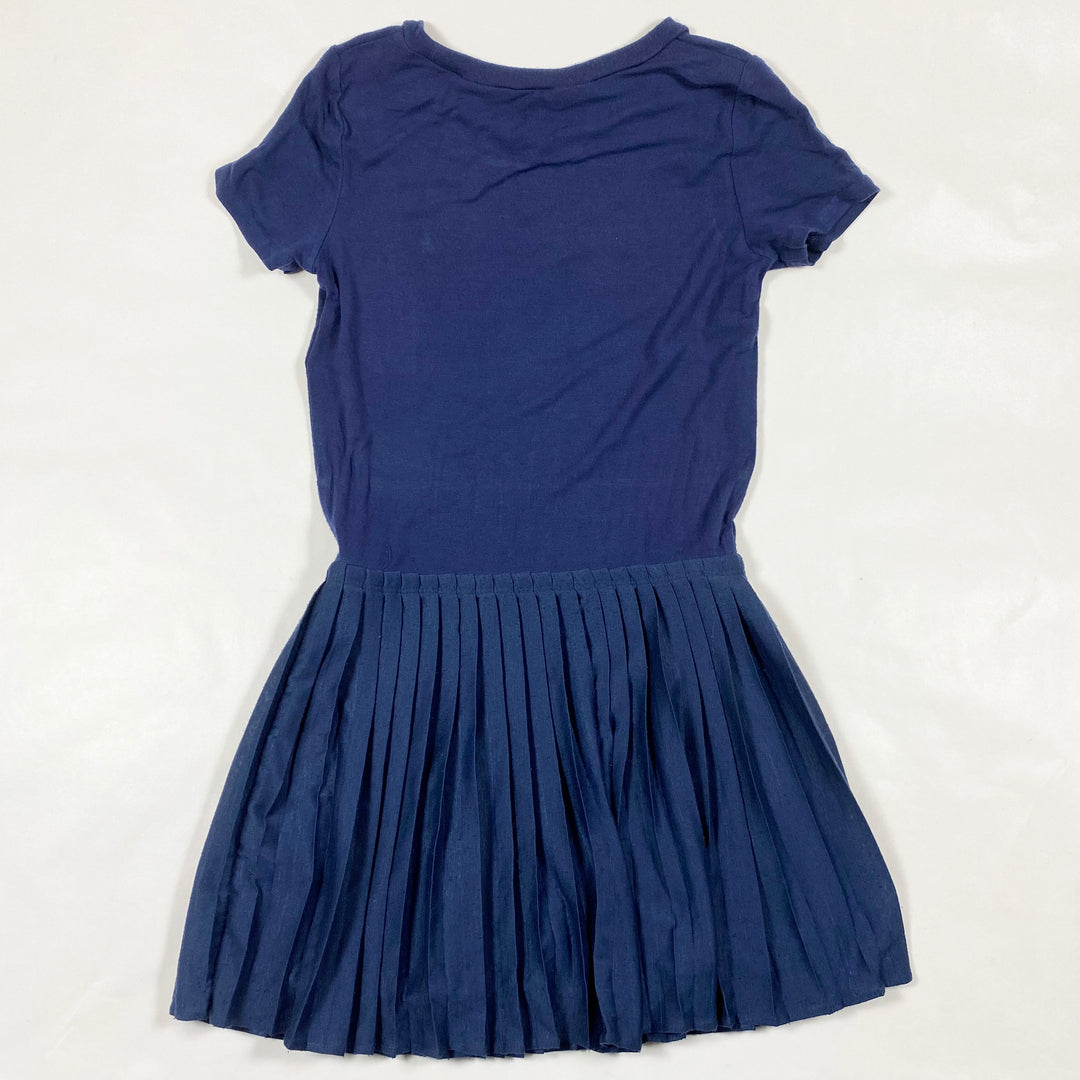 Ralph Lauren navy plissé dress 6Y 2