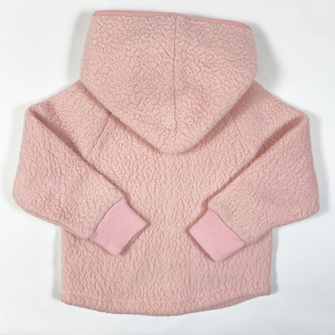 Patagonia pink hooded fleece jacket 3T