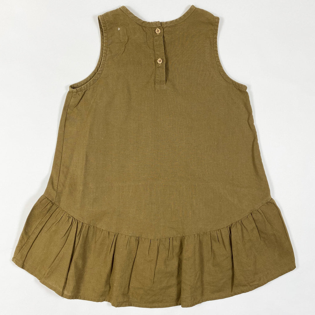 Go Gently Nation braunes ärmelloses Kleid 4T