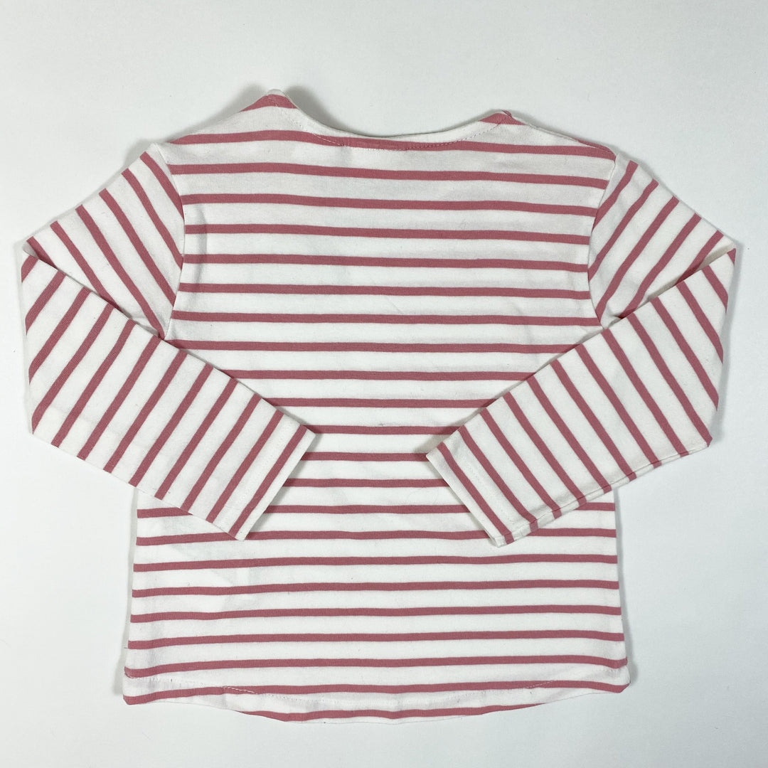 Zara pink striped long-sleeved shirt 18-24M/92