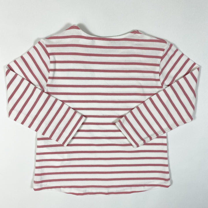 Zara pink striped long-sleeved shirt 18-24M/92