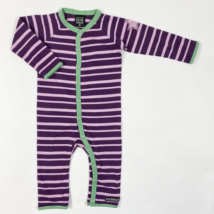 Villervalla purple striped pyjama 62