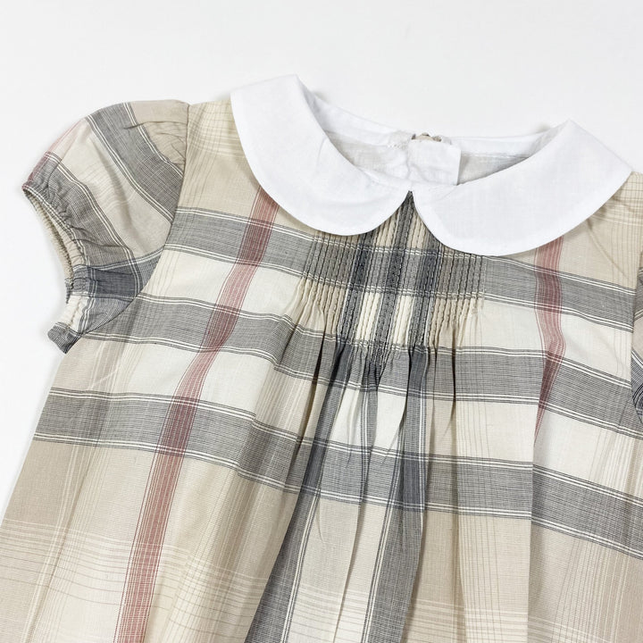 Burberry classic check romper with peter pan collar 3M/60cm