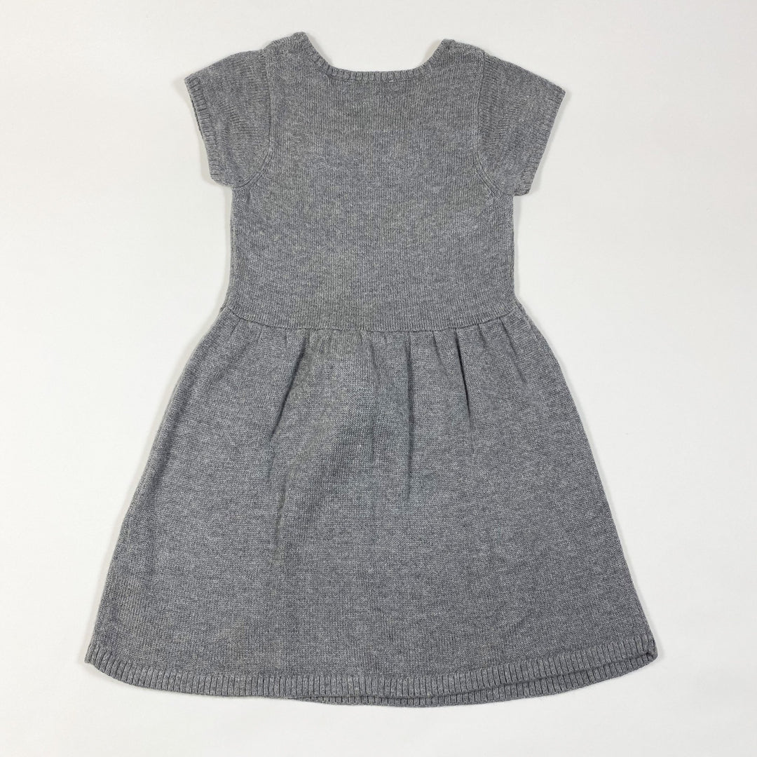Jacadi grey cashmere blend knit dress 4Y/104cm