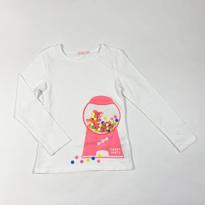 Billieblush white candy party shirt 6Y/114cm