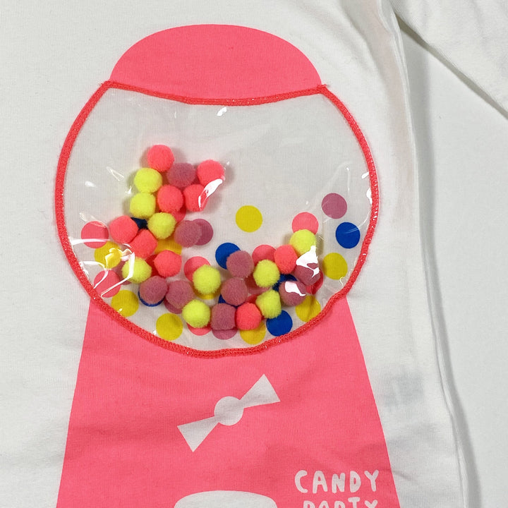 Billieblush white candy party shirt 6Y/114cm