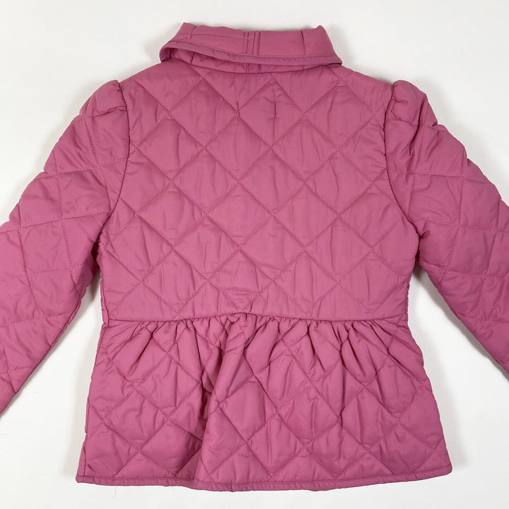 Benetton pink quilted jacket 7-8T/130cm