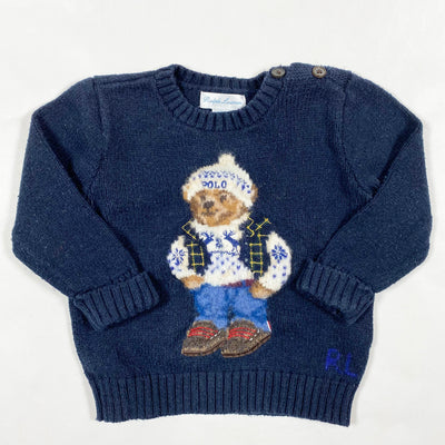 Ralph Lauren navy teddy winter sweater 12M 1