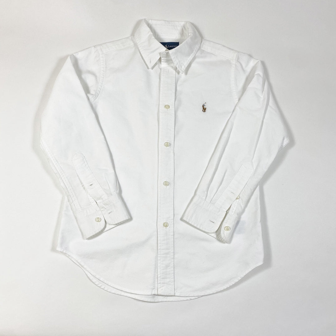 Ralph Lauren white button down shirt 6Y