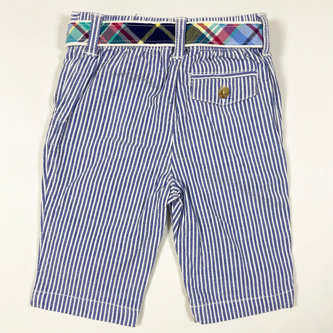 Ralph Lauren seersucker trousers with belt 3M