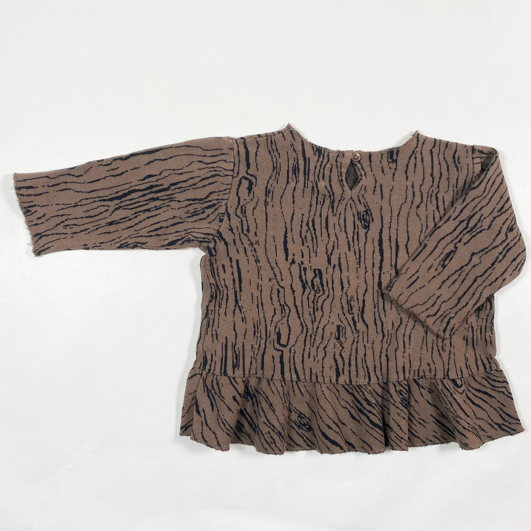 Play Up brown pattern pullover 12M 2