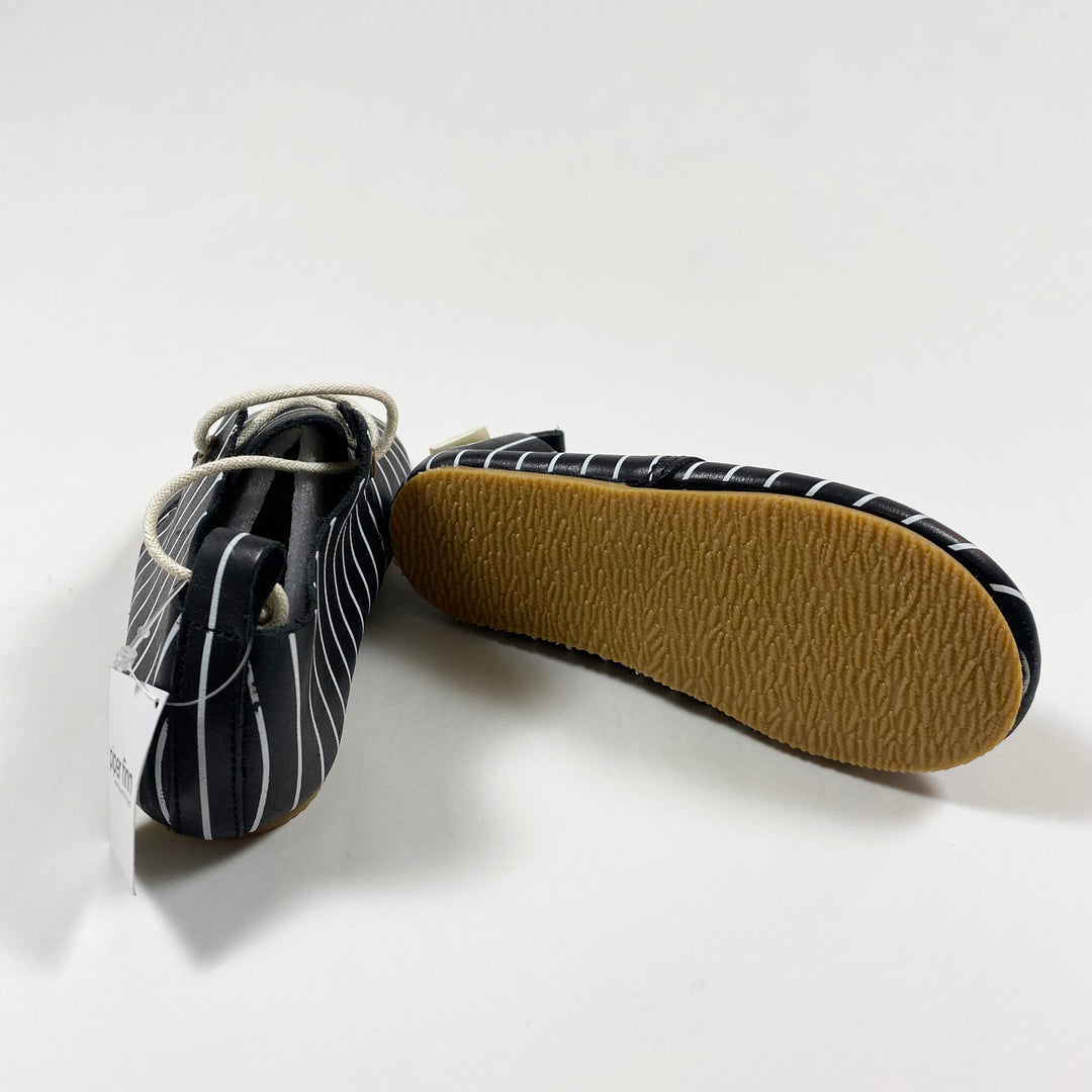 Piper Finn black stripe lace-up oxford shoe Second Season 16cm 2