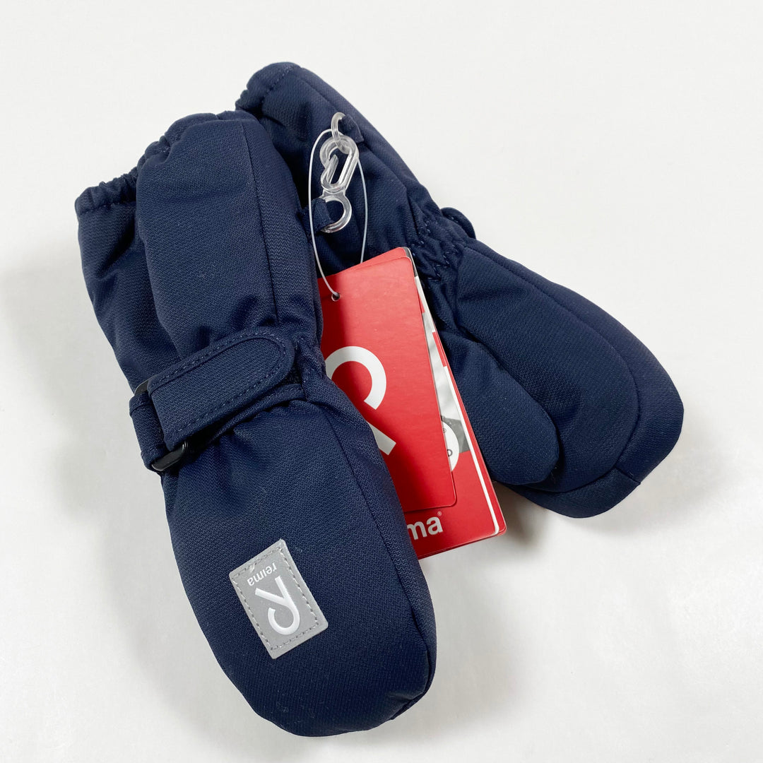 Reima navy ski mittens Second Season 0-12M 1