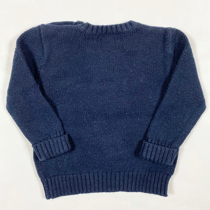 Ralph Lauren navy teddy winter sweater 12M 2
